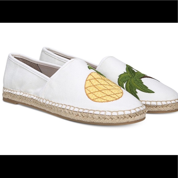 🌴🍍Pineapple/Palm Espadrille flats - Picture 2 of 4